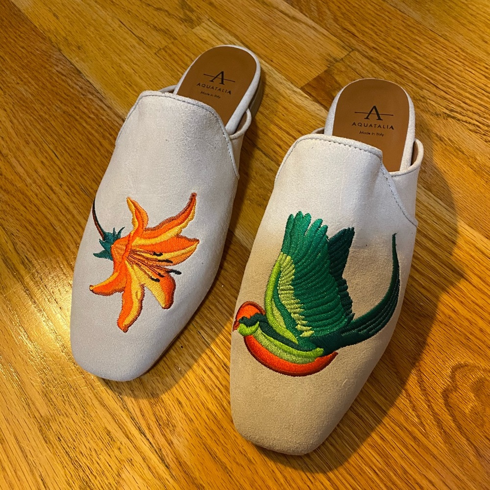 Aquatalia mules